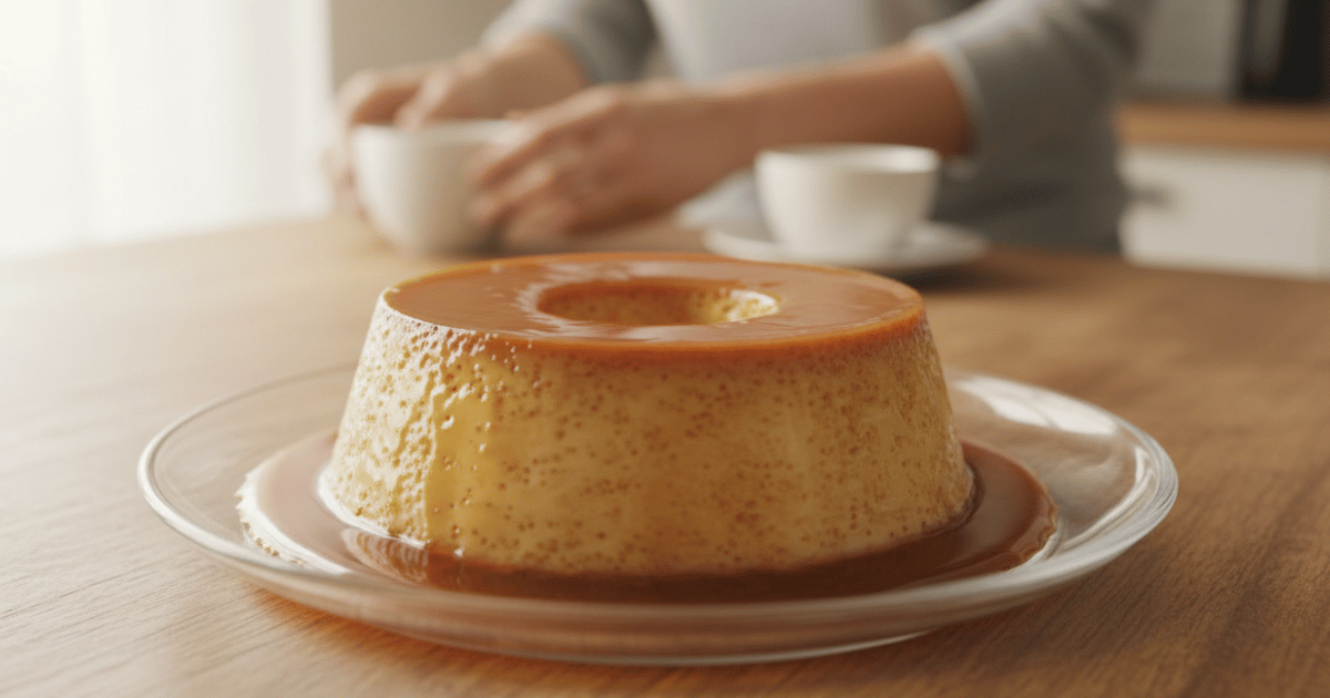 Receita de pudim de pão