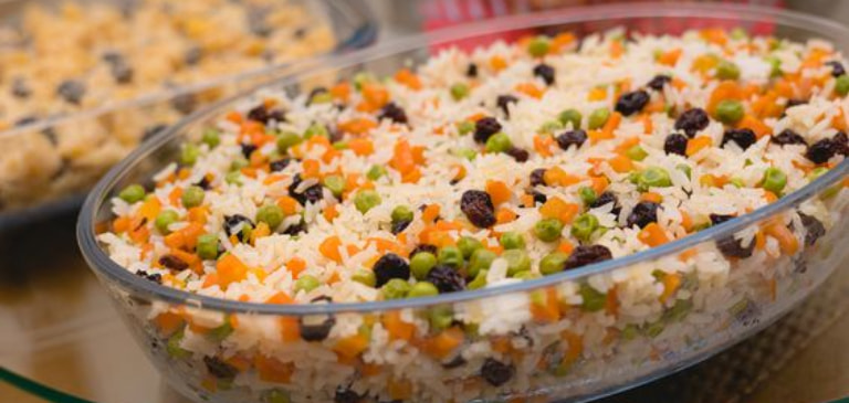 Almoço de domingo - Arroz à grega tradicional