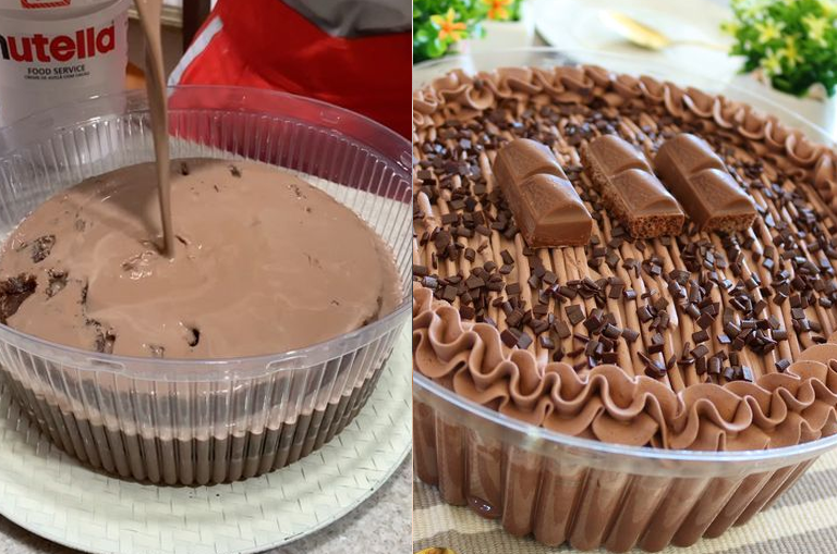 Receita de bolo alagado de chocolate