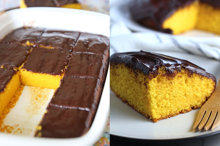 Receita de bolo de cenoura vegano