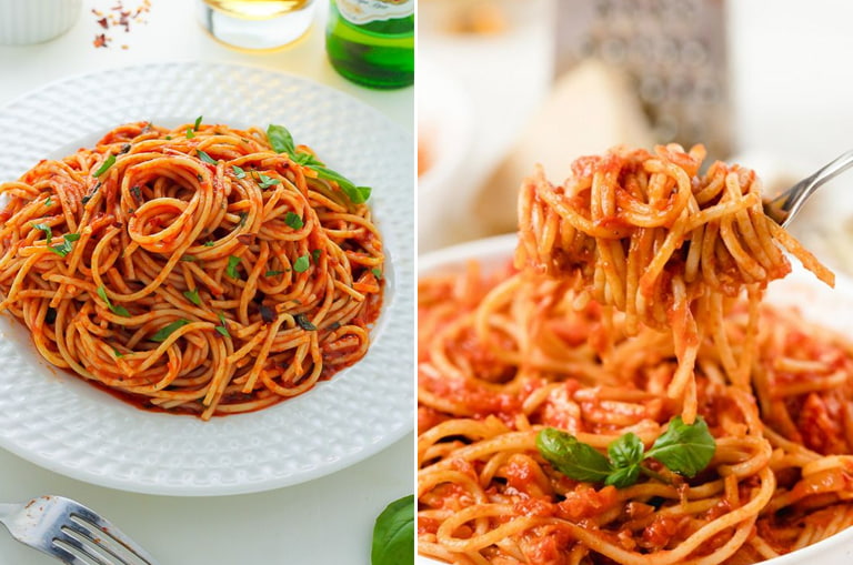 Receita de macarrão vegano