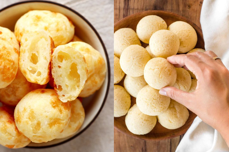 Receita de pão de queijo vegano