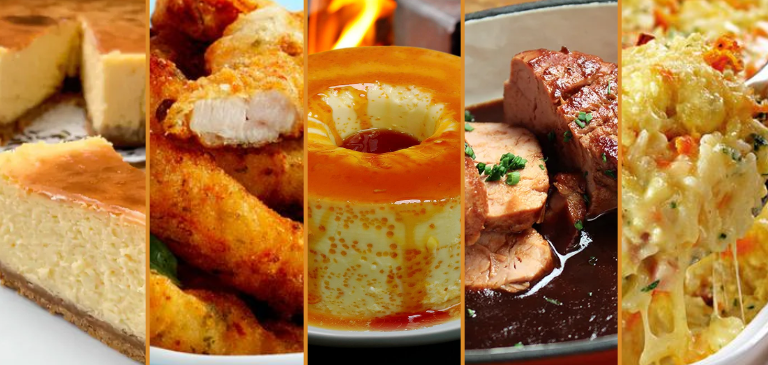 Receitas para o almoço de domingo