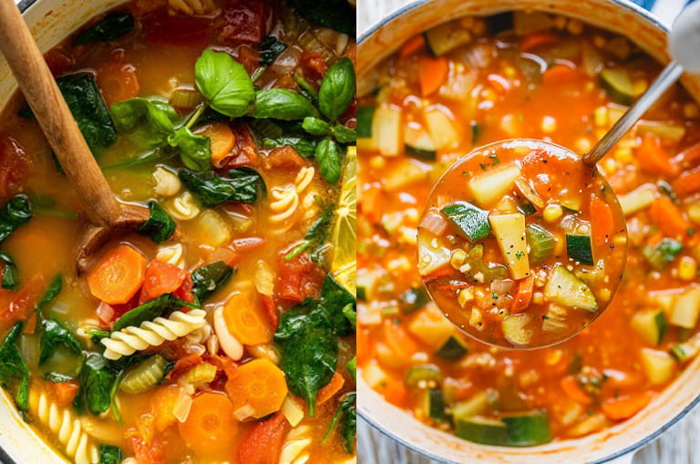 Receita de Sopa de legumes