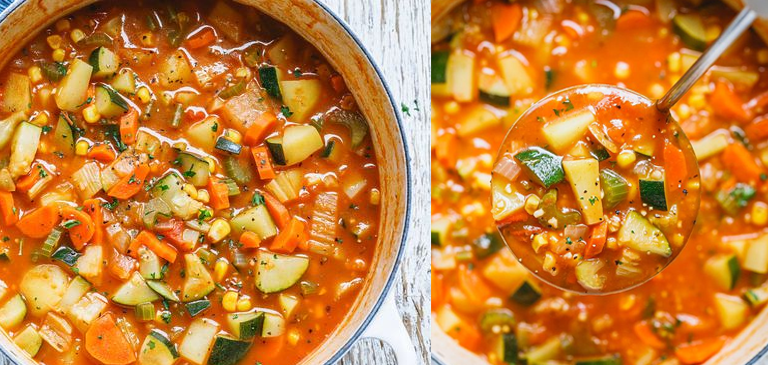 Receita de Sopa de legumes