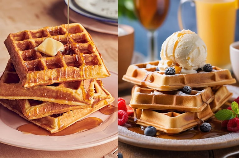 Waffles receita simples e fácil