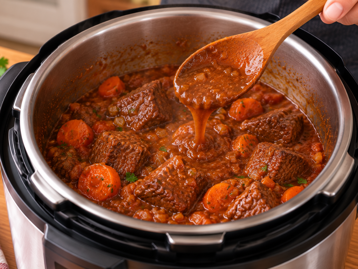 Carne de Panela Macia na Panela de Pressão Elétrica_ Receita Fácil