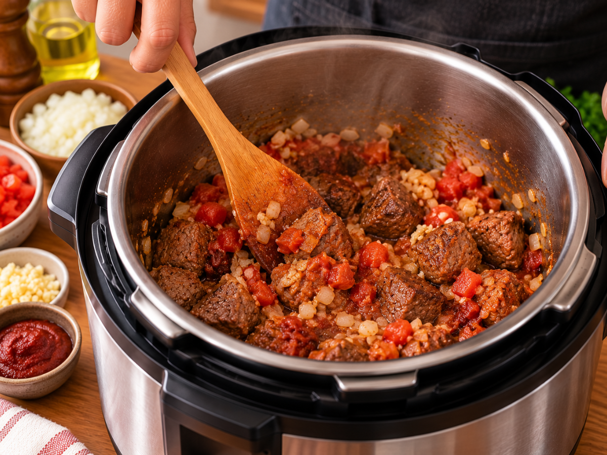 Receita de Carne de Panela Macia na Panela de Pressão Elétrica (2)